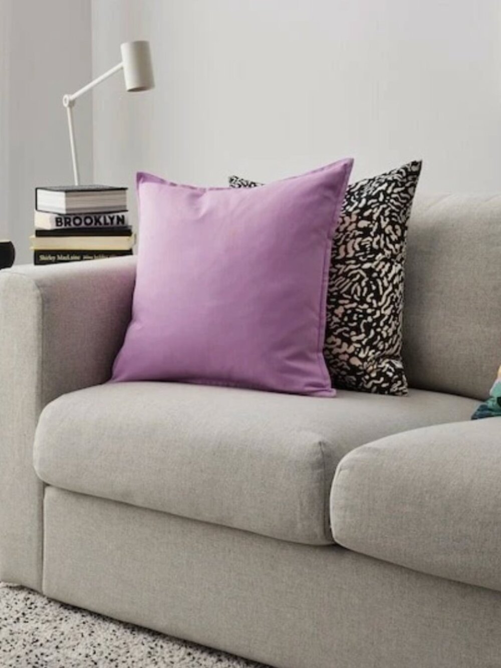 IKEA Gurli Cushion Cover Pillow Case Light Lilac Square